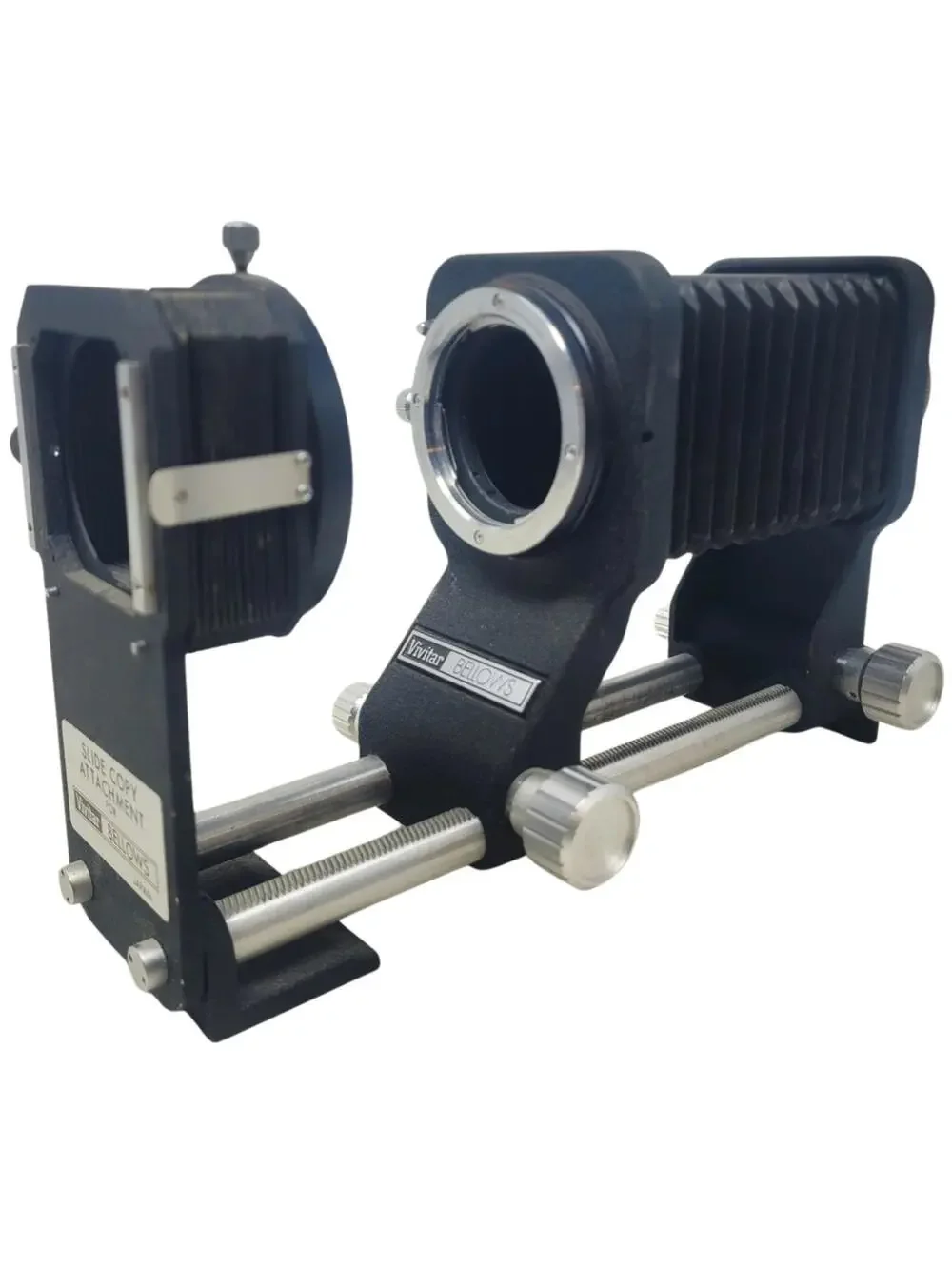 Vintage Vivitar Bellows rail with slide Copy Attachment photography